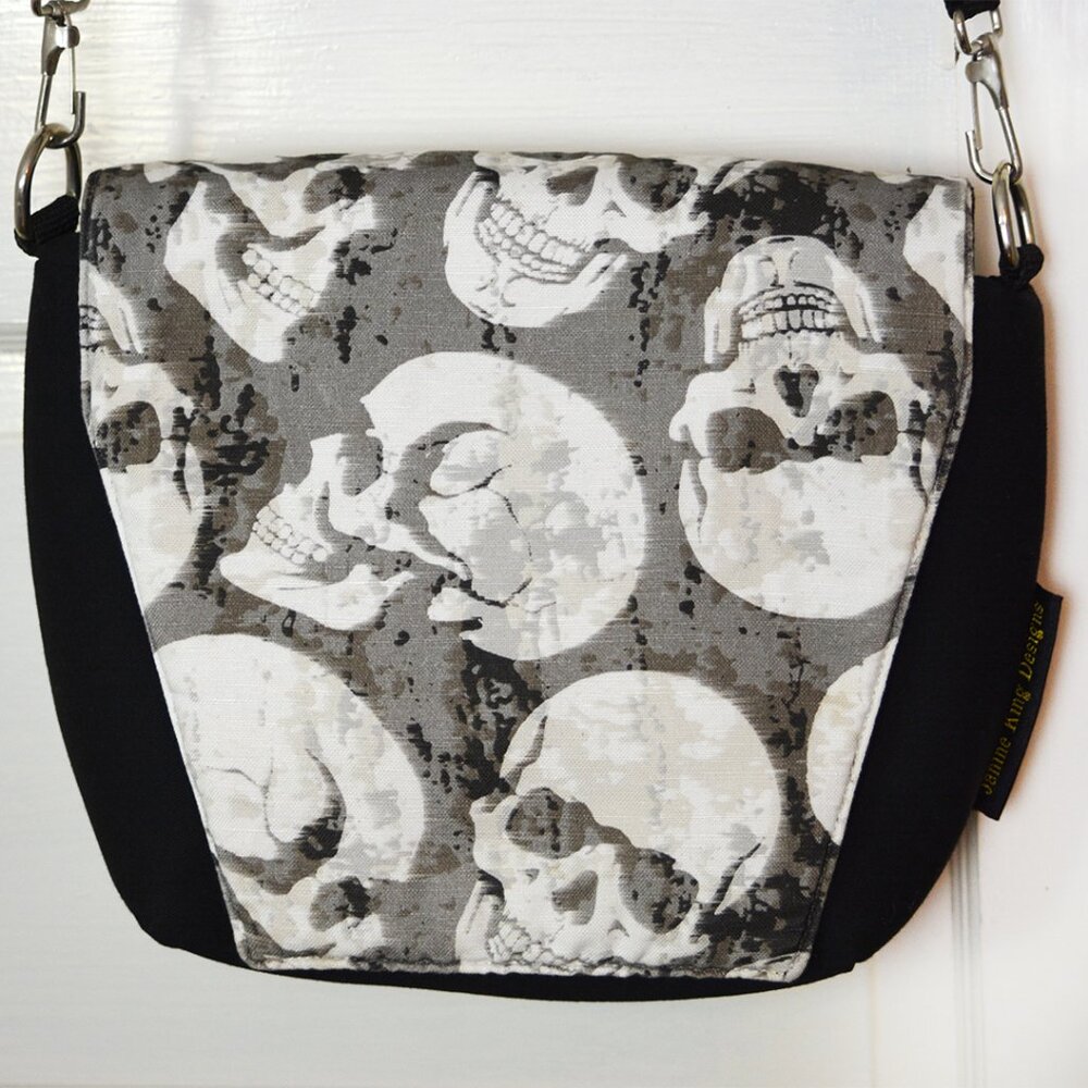 Small Crossbody Bag Skull Gothic Purse